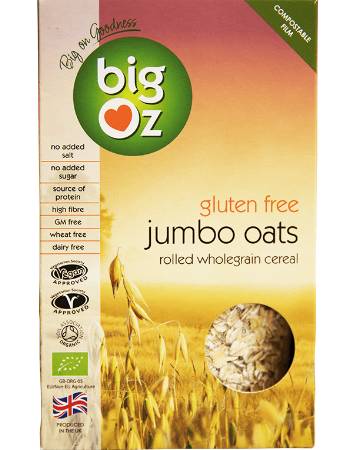 BIG OZ GLUTEN FREE  JUMBO OATS 500G