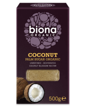 BIONA ORGANIC COCONUT PALM SUGAR 500G