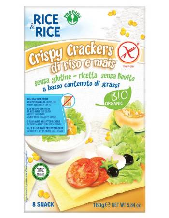 PROBIOS RICE & CORN CRISPY CRACKERS (8 X 20G)