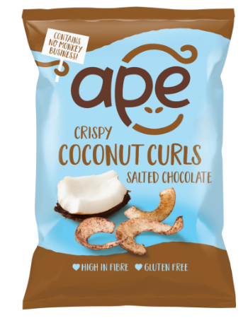 APE COCONUT CURLS SALTED CHOCOLATE 20G