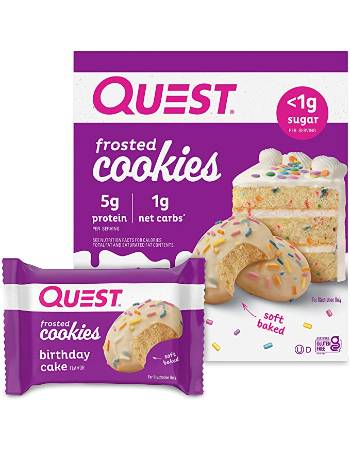 QUEST NUTRITION PROTEIN FROSTED COOKIES | BIRTHDAY CAKE 200G