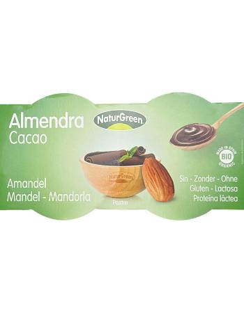 NATUR GREEN ORGANIC ALMOND DESSERT 2 X 125G