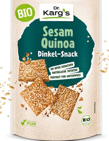 DR KARGS SPELT & QUINOA SNACK 110G