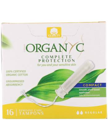 ORGANYC TAMPONS COMPACT REGULAR - 16 TAMPONS