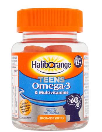 HALIBORANGE TEENS OMEGA 3 & MULTI GUMMIES