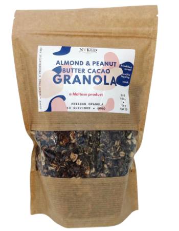 NVKED GRANOLA ALMOND AND PEANUT BUTTER CACAO 400G