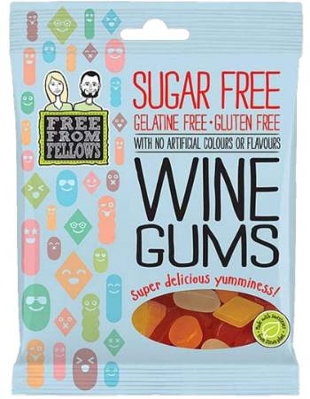FREE FROM FELLOWS SUGAR FREE WINE GUMS 100G