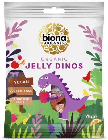 BIONA ORGANIC JELLY DINOS 75G