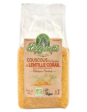 LAZZARETTI RED LENTIL COUSCOUS 400G