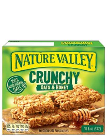 NATURE VALLEY CRUNCHY OATS & HONEY (10 BARS)