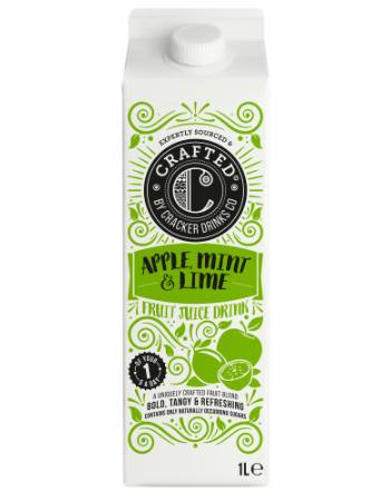 CRAFTED APPLE MINT & LIME JUICE 1L