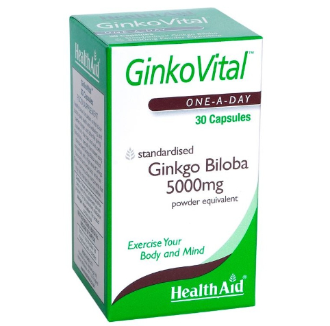 HEALTH AID GINKOVITAL 5000MG 30 CAPSULES