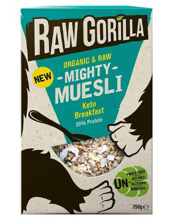 RAW GORILLA KETO MIGHTY MEUSLI 250G