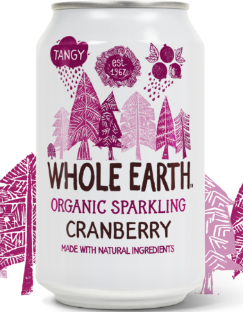 WHOLE EARTH ORGANIC SPARKLING CRANBERRY DRINK 330ML