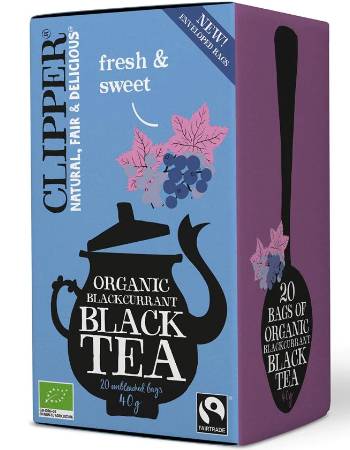 CLIPPER BLACK CURRUNT BLACK TEA (20 BAGS)