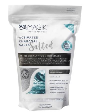 SEA MAGIK ACTIVATED CHARCOAL SALT 1KG