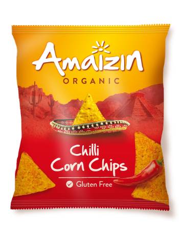 AMAIZIN CHILLI CORN CHIPS 75G