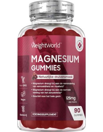 WEIGHTWORLD MAGNESIUM CITRATE 125MG | 90 GUMMIES