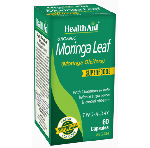 HEALTH AID MORINGA LEAF 60 CAPSULES