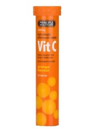 PRINCIPLE HEALTHCARE VITAMIN C 1000MG EFFERVERSCENT TABLETS