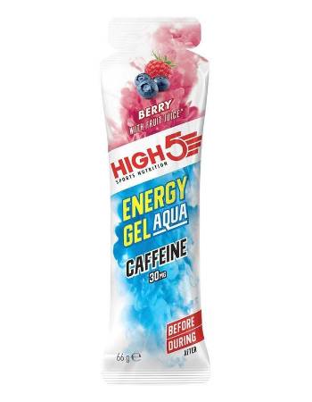 HIGH5 ENERGY GEL AQUA CAFFEIN BERRY 66G