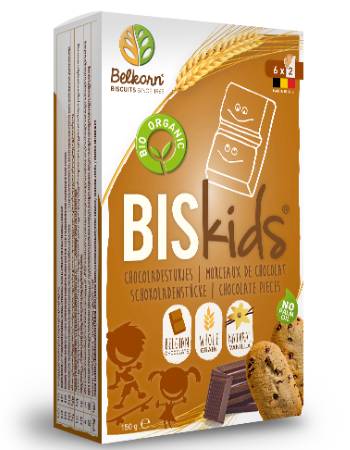 BELKORN BISKIDS CHOCOLATE PIECES 150G