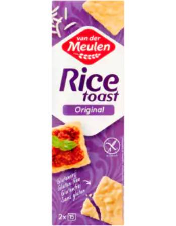 VAN DER MEULEN RICE TOAST ORIGINAL 65G