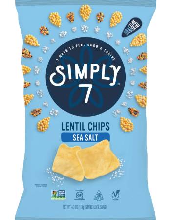 SIMPLY 7 LENTIL SEA SALT 113G | 50C OFF