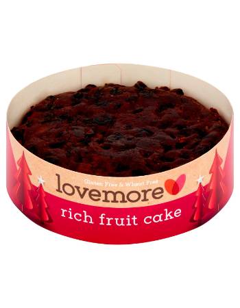 LOVEMORE ROUND RICH FRUIT CAKE