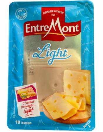 ENTREMONT LIGHT SLICE CHEESE 150G