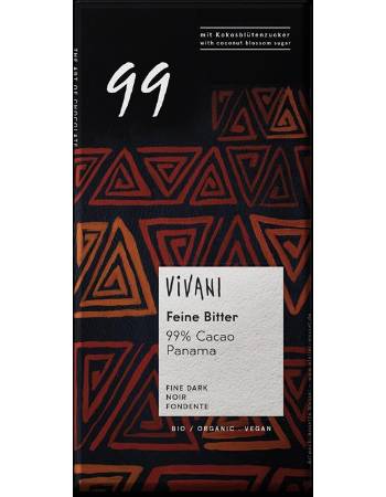 VIVANI 99% DARK CHOCOLATE 80G