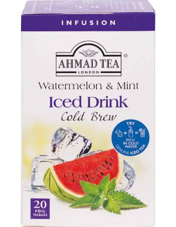 AHMED COLD TEA WATERMELON & MINT (20 TEABAGS)