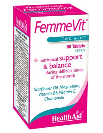 HEALTH AID FEMMEVIT 60 TABLETS