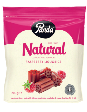 PANDA RASPBERRY LICORICE 200G