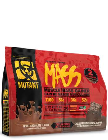 MUTANT MASS CHOCOLATE FUDGE & TRIPLE CHOCOLATE 2.72KG