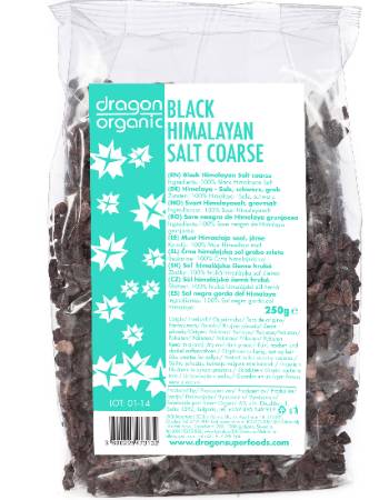 DRAGON SUPERFOODS BLACK HIMALAYAN SALT 250G