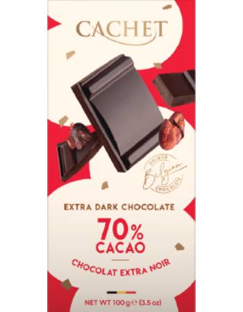 CACHET DARK CHOCOLATE 70% 100G