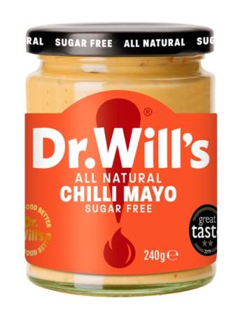 DR WILL'S CHILLI MAYO SUGAR FREE 240G