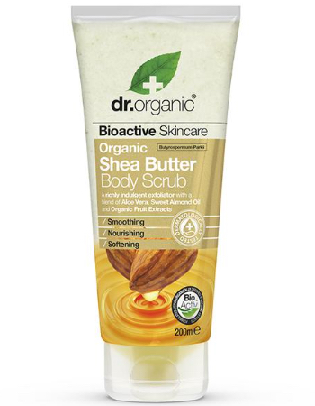 DR ORGANIC SHEA BUTTER BODY SCRUB 200ML