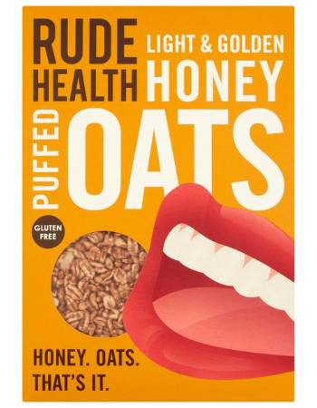 RUDE HEALTH HONEY PUFFED OATS 240G