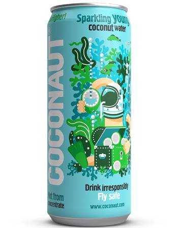 COCONAUT FIZZY PURE COCONUT WATER 320ML