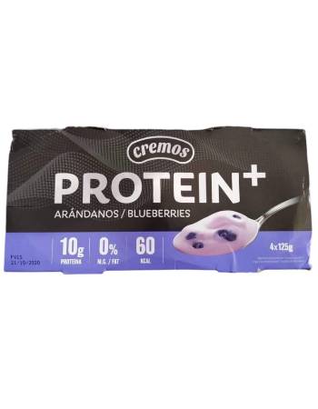 CREMOS PROTEIN YOGURT BLUEBERRIES 4 X 125G