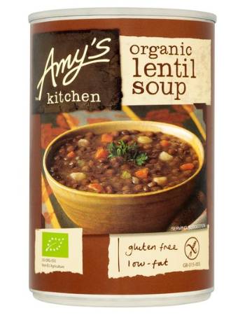 AMY'S ORGANIC LENTIL SOUP 400G