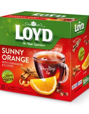 LOYD SUNNY ORANGE WITH CINNAMON AND CLOVES (20 BAGS)