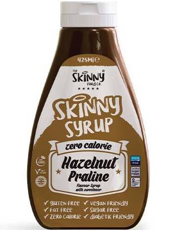 THE SKINNY FOOD CO HAZELNUT PRALINE SYRUP 425ML