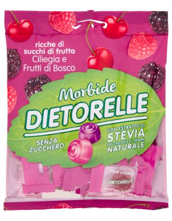 DIETORELLE MORBIDE FRUTTI ROSSI 70G