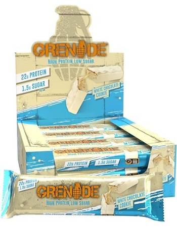 GRENADE CARB KILLA WHITE CHOCOLATE COOKIE PROTEIN BAR 60G | BUY 12 AND SAVE