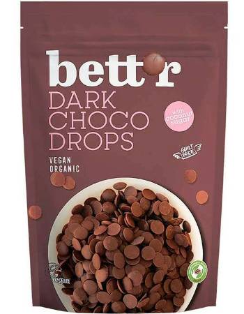 BETT'R VEGAN DARK CHOC DROPS 200G