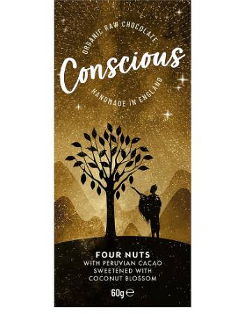 CONSCIOUS BAR 4 NUTS 60G