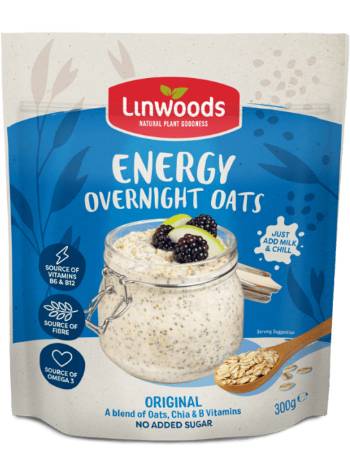 LINWOODS ENERGY OVERNIGHT OATS ORIGINAL 300G